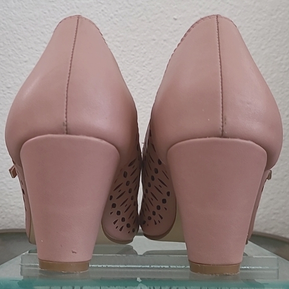 Chelsea. Crew Milan Mary Jane Retro Heels Size 38 - Picture 5 of 14